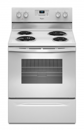 Whirlpool Electric Self Cleaning Coil Top Range