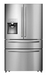 NEW 23 cu ft 4 Door Stainless Steel Refrigerator...